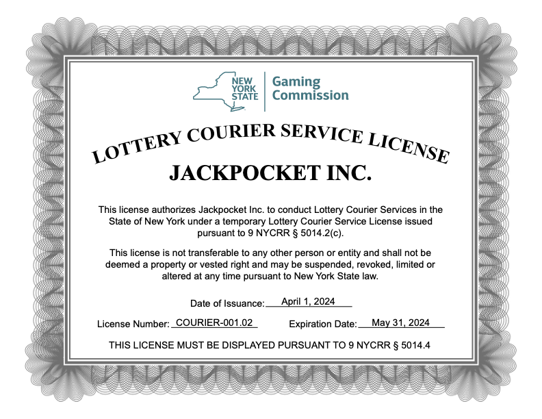 Courier License for New York